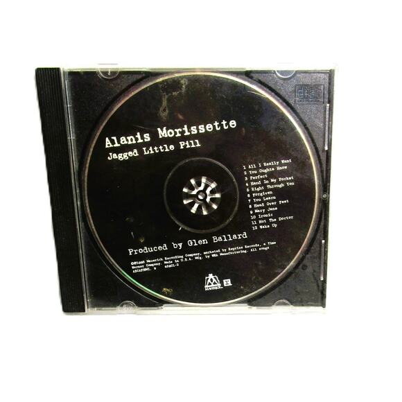 JAGGED LITTLE PILL Alanis Morissette Music CD 1995 Grammy Album of the Year - Picture 1 of 1